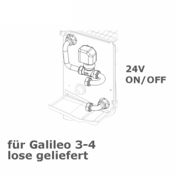 2-Wegeventil  f. Galileo 3-4, 24V, ON/OFF, lose